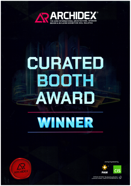 ARCHIDEX Curated Booth Award Gold Award 2024